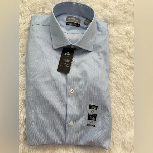 Michael Kors Men's Textured Dress Shirt - Picture 3 of 3